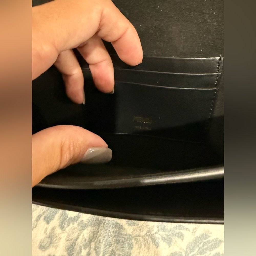 FENDI 
Vitello King Mini Flat Baguette Black - Picture 8 of 14